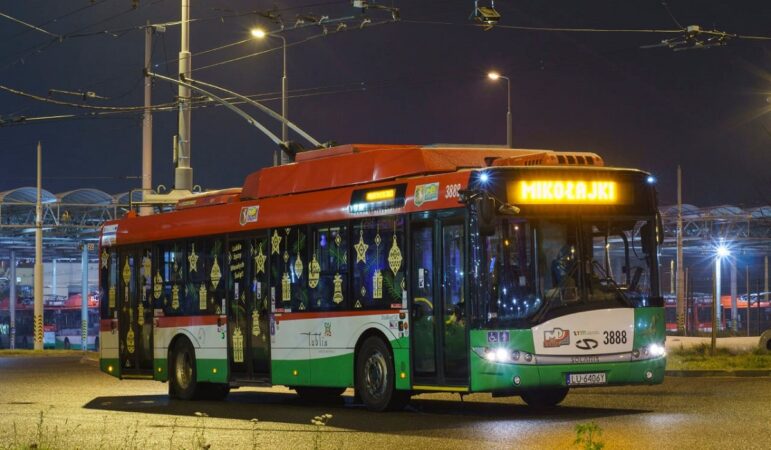 Mikołajkowy trolejbus wyjedzie na ulice Lublina