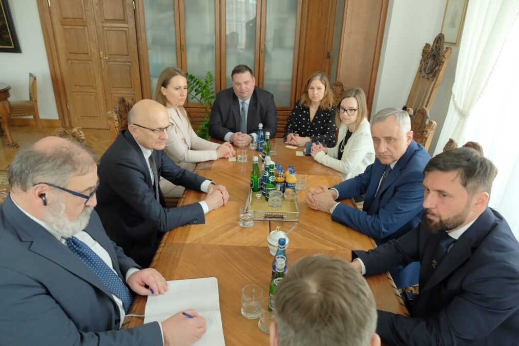Spotkanie delegacja ze Słowenii z prezydentem Lublina Krzysztofem Żukiem