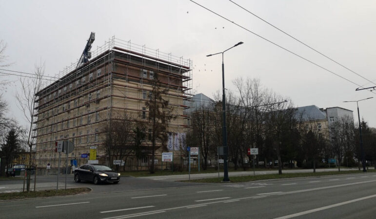 Rozbudowa budynku szpitala wojskowego w Lublinie
