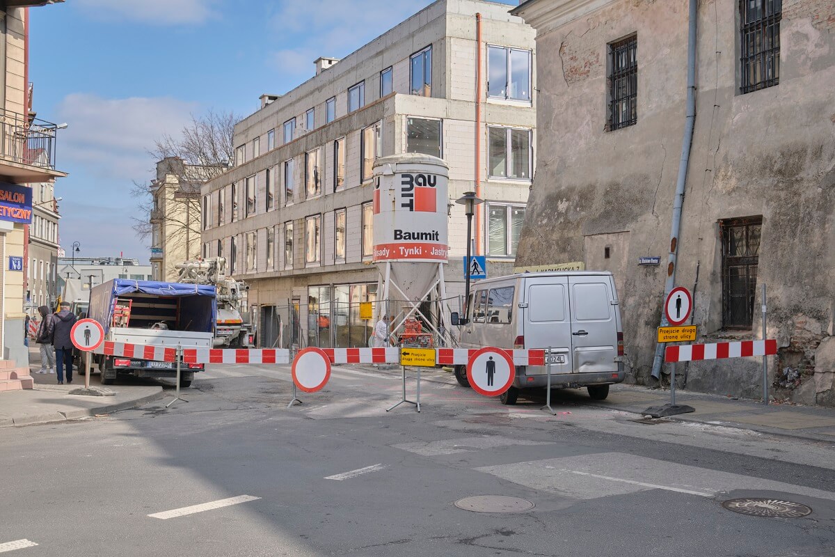 zamknięcie ulicy - Spotted Lublin - Wiadomości Lublin