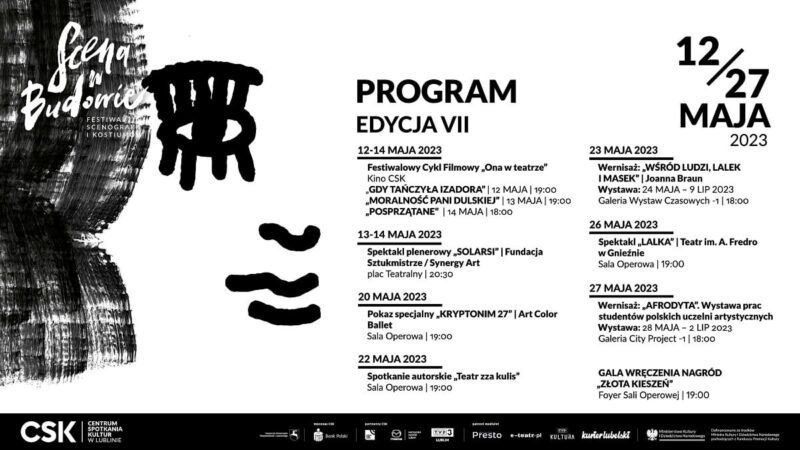 Festiwal Scenografii i Kostiumów „Scena w Budowie” 2023 - program