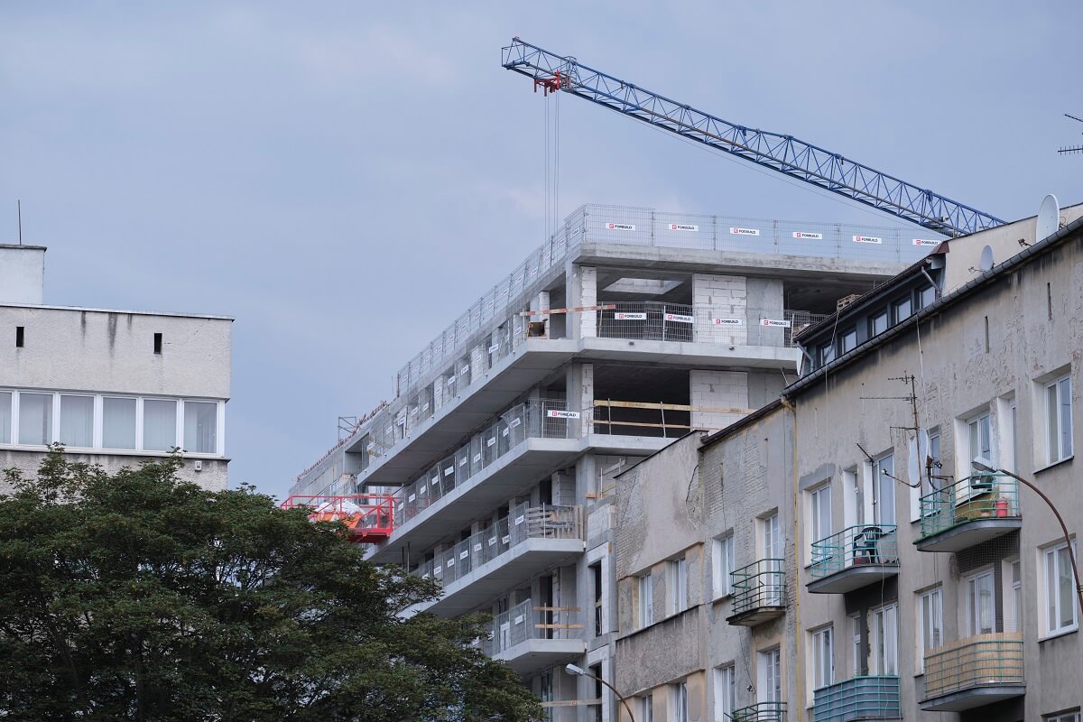 Pracownik zmarł podczas pracy na budowie apartamentowca w centrum Lublina
