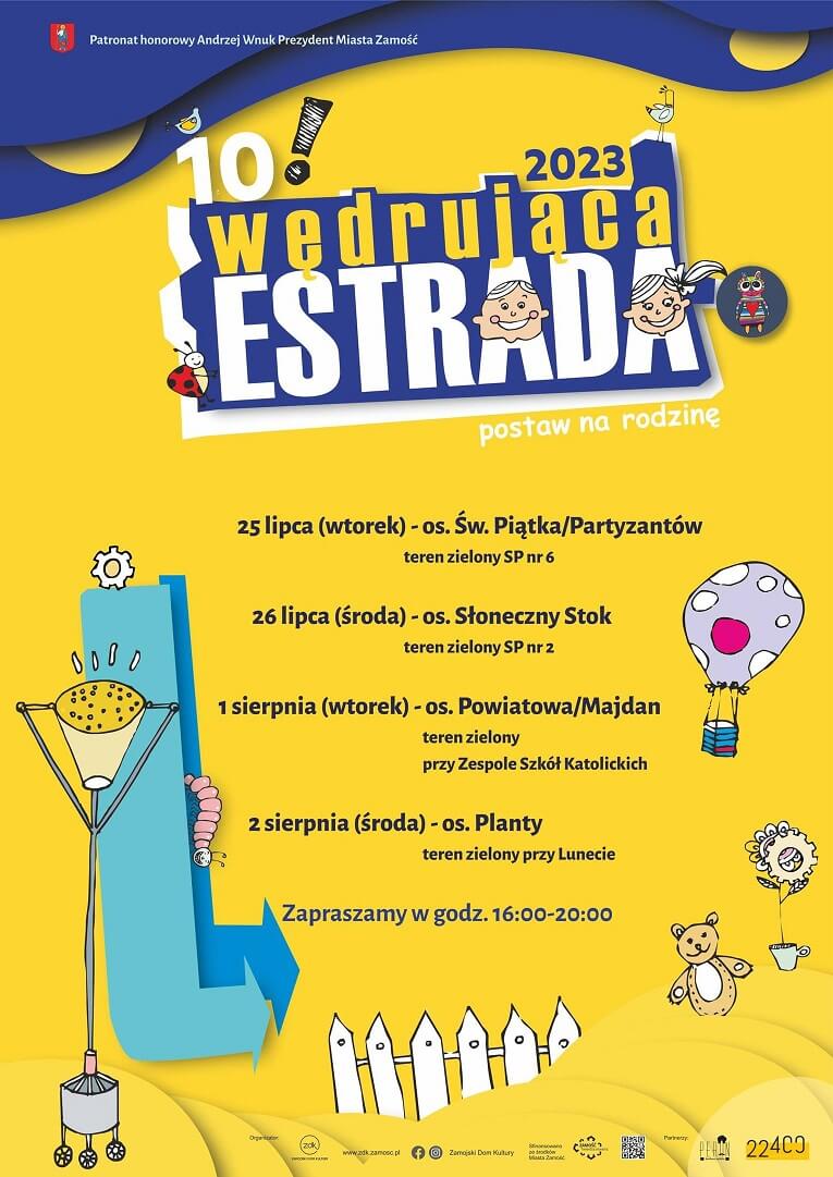plakat Wędrująca Estrada 2023