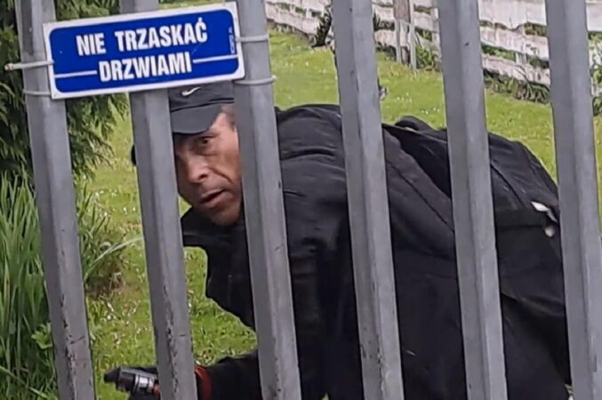 Wizerunek złodzieja, który grasował po ogródkach działkowych w Lublinie