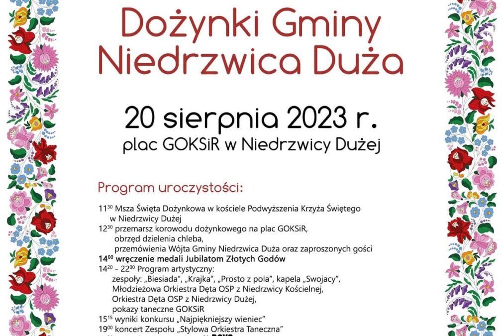 Dożynki w Niedrzwicy Dużej 2023. Gwiazda imprezy Boys