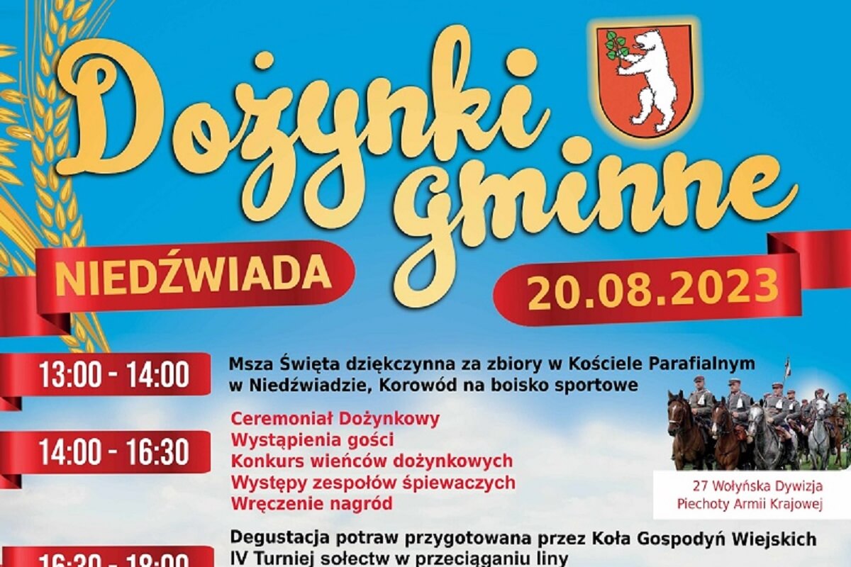 Dożynki w Niedźwiadzie 2023