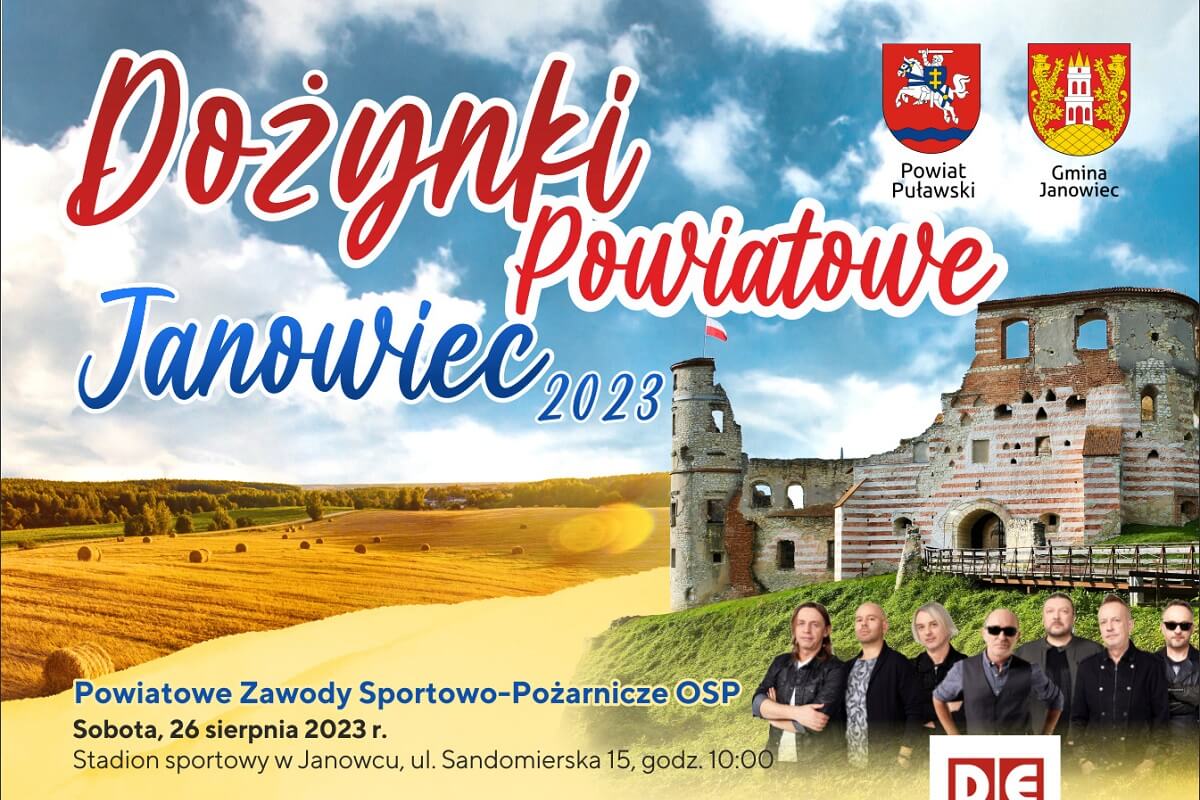 Dożynki powiatu puławskiego w Janowcu 2023