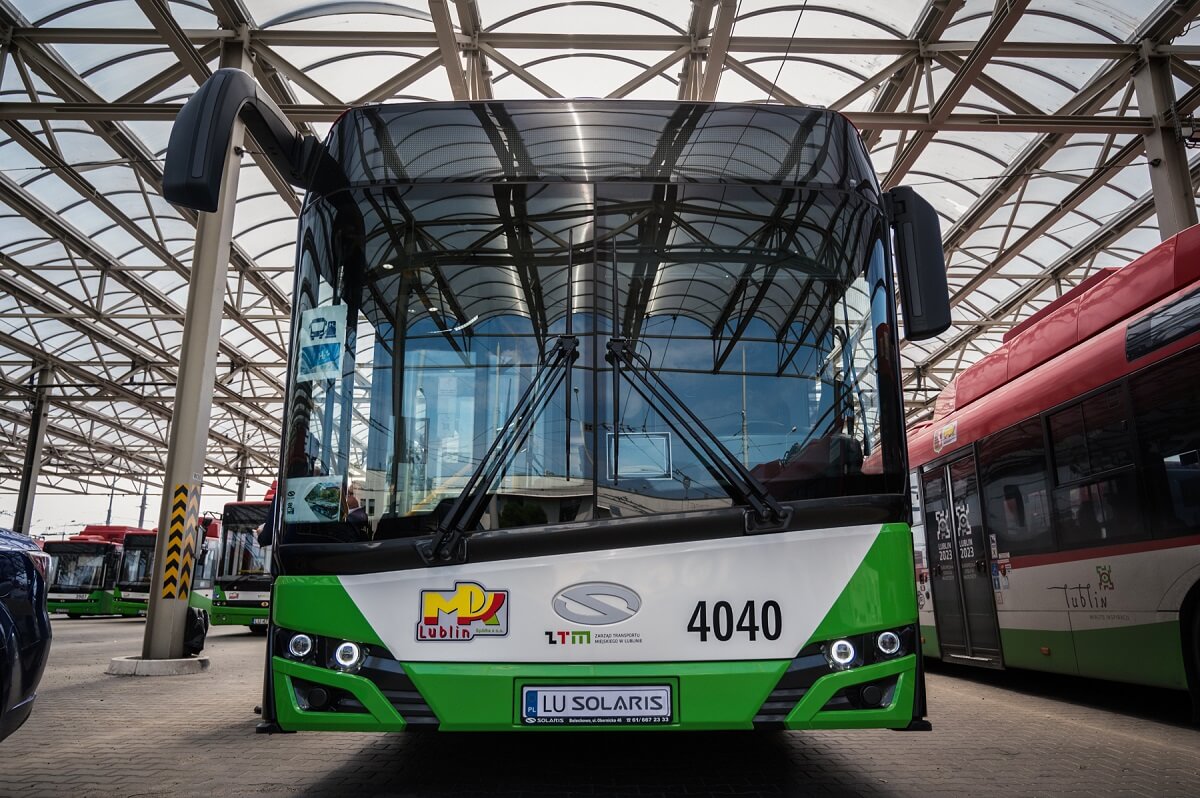 Wodorowy autobus marki Solaris w posiadaniu MPK Lublin