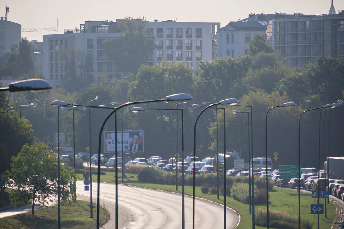 Korki w Dzień bez Samochodu w Lublinie