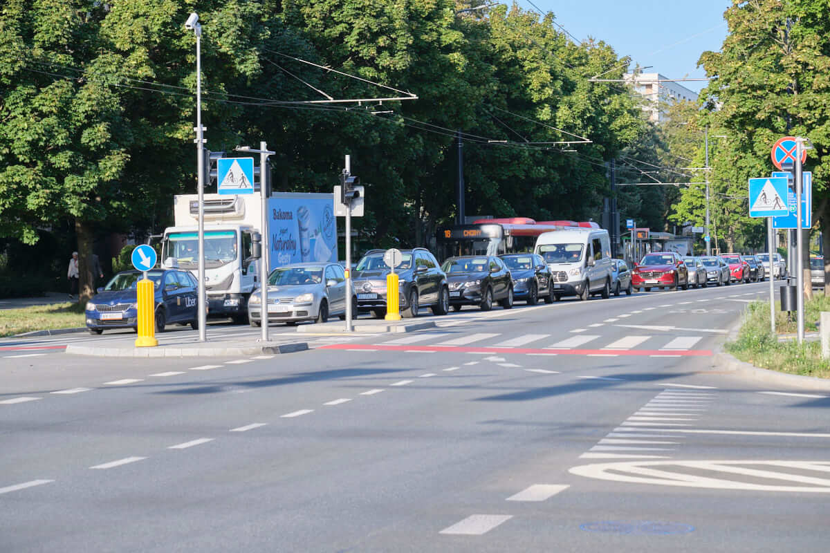 Korki w Dzień bez Samochodu w Lublinie