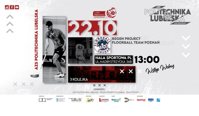 grafika AZS Politechnika Lubelska – Regen Project Floorball Team Poznań