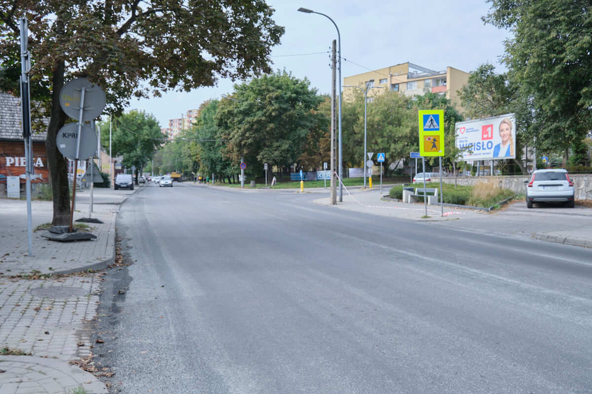 Nowa nawierzchnia ulicy Nadbystrzyckiej czeka jeszcze na oznakowanie poziome