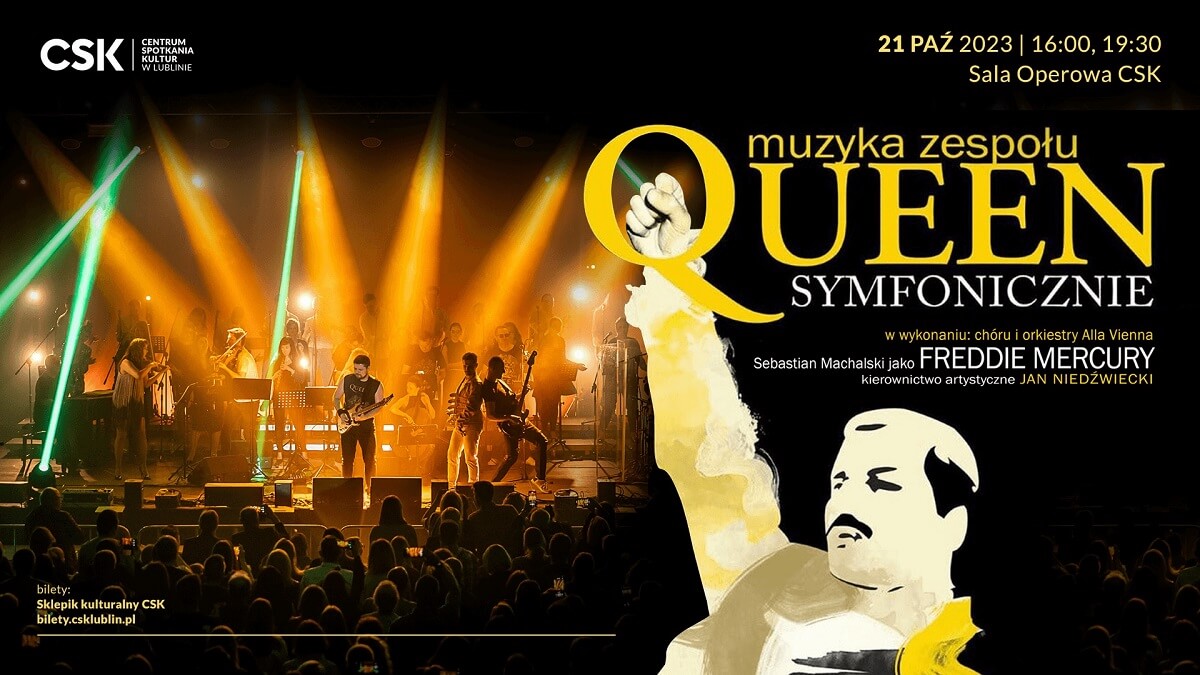 grafika Queen symfonicznie