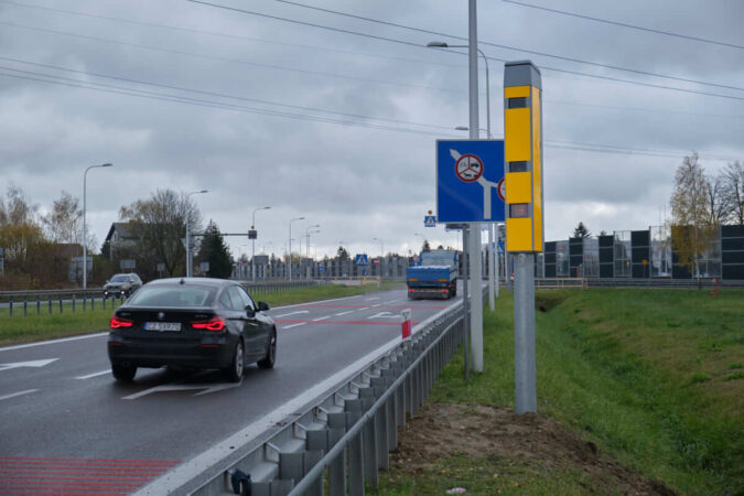 Fotoradar w Świdniku na wyjeździe z Lublina w kierunku Chełma
