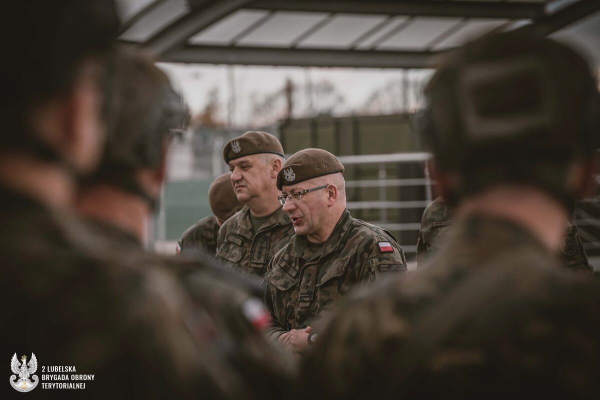 Wizyta dowództwa na granicy Polskiej