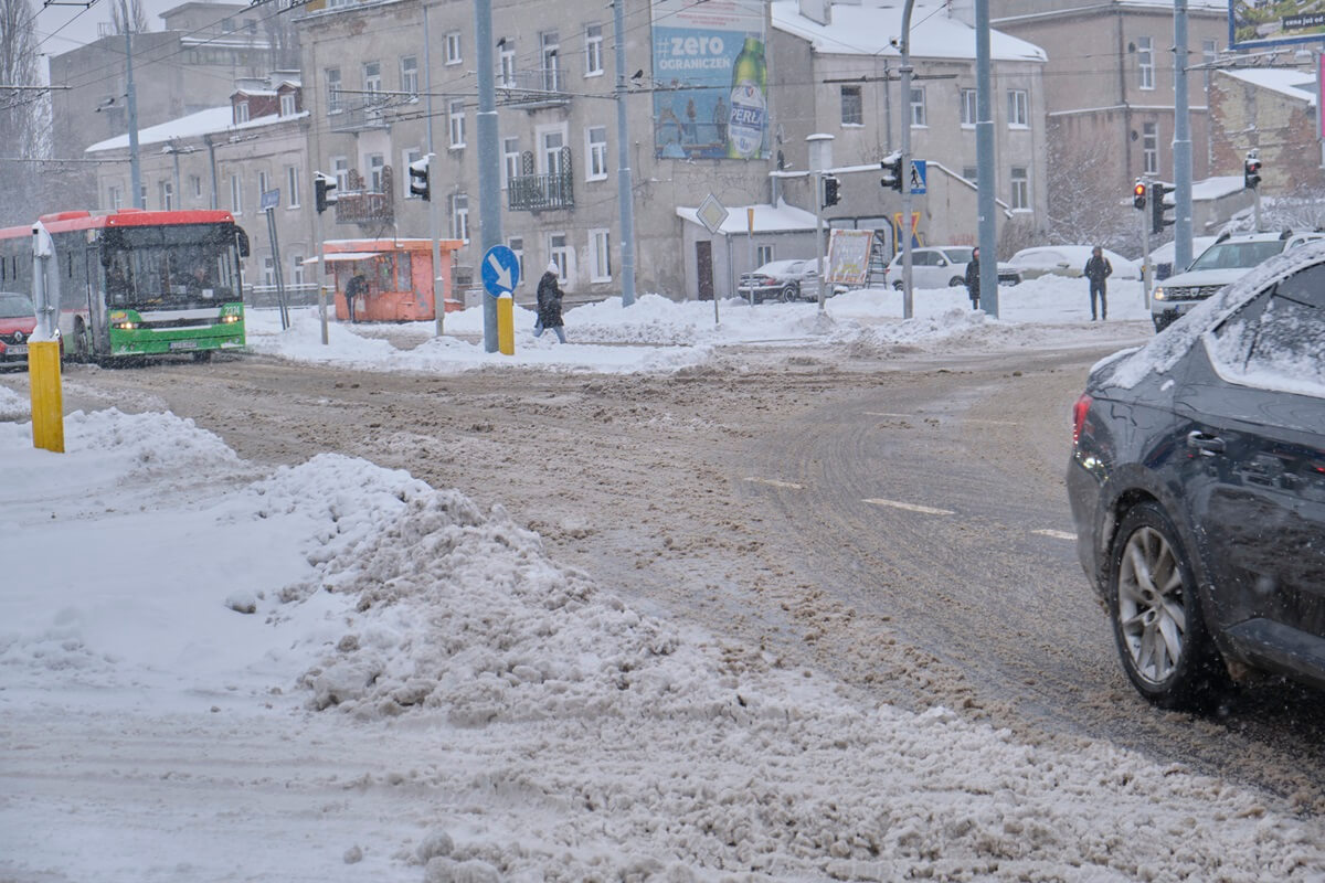 Atak zimy. Śnieg na ulicach Lublina
