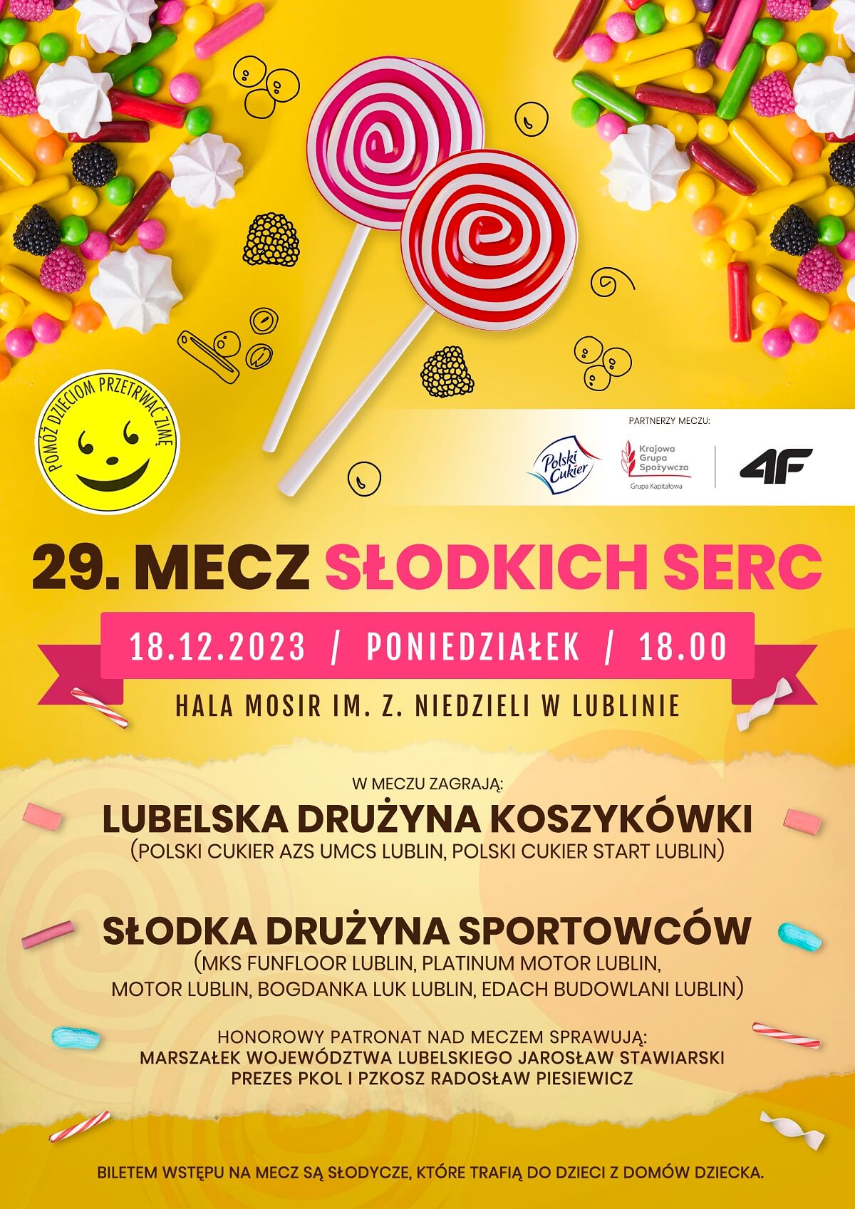 plakat Mecz Słodkich Serc