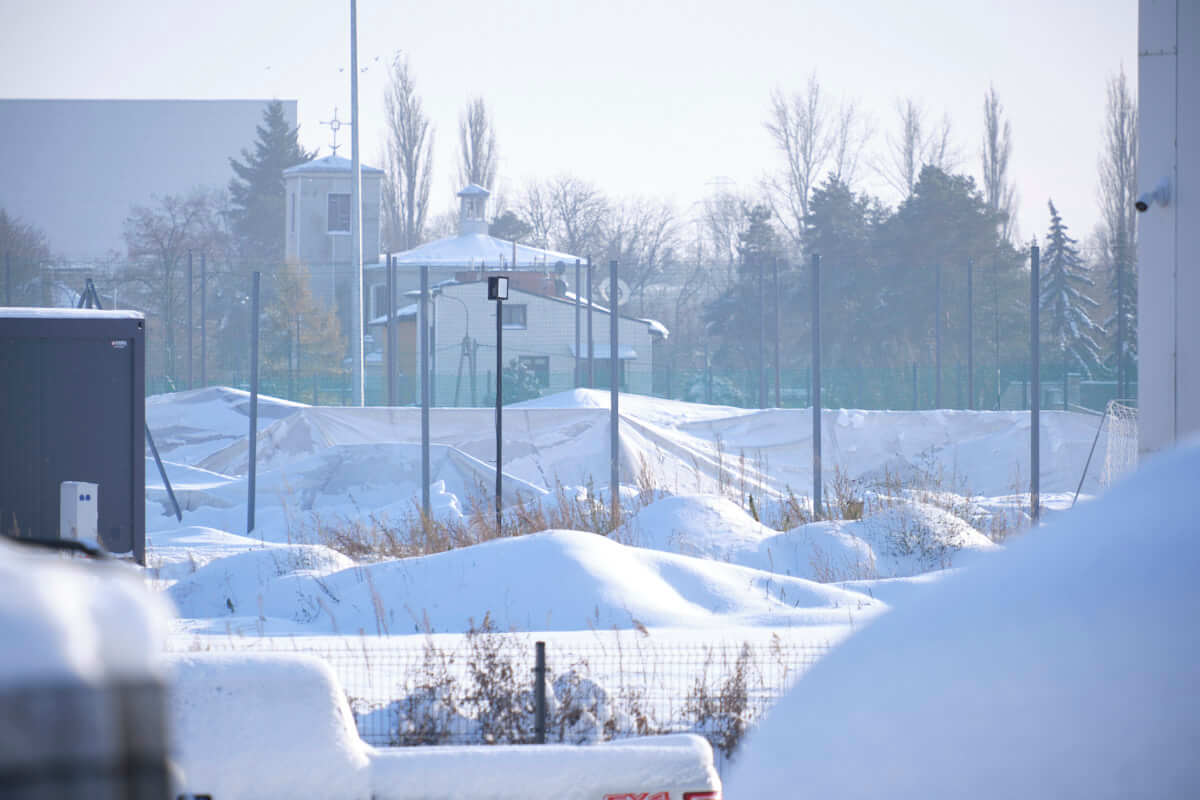 Hala pneumatyczna Lubelskiej Akademii Futbolu zawaliła się pod naporem śniegu