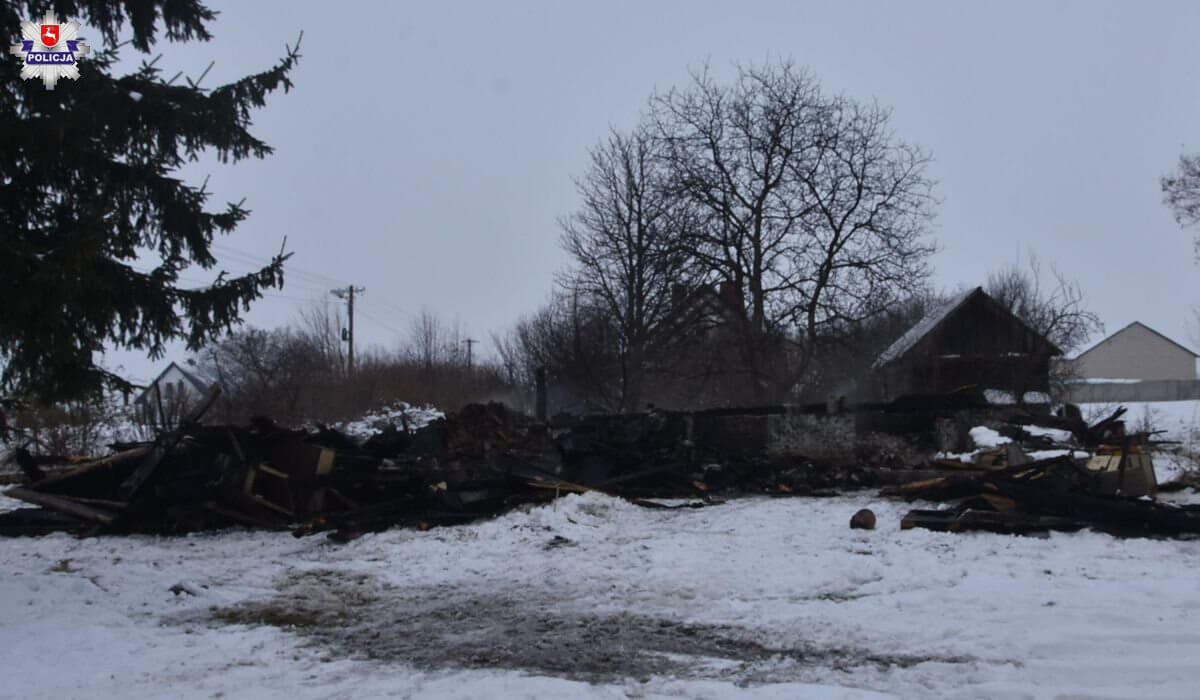 Pożar domu w miejscowości Bełcząc