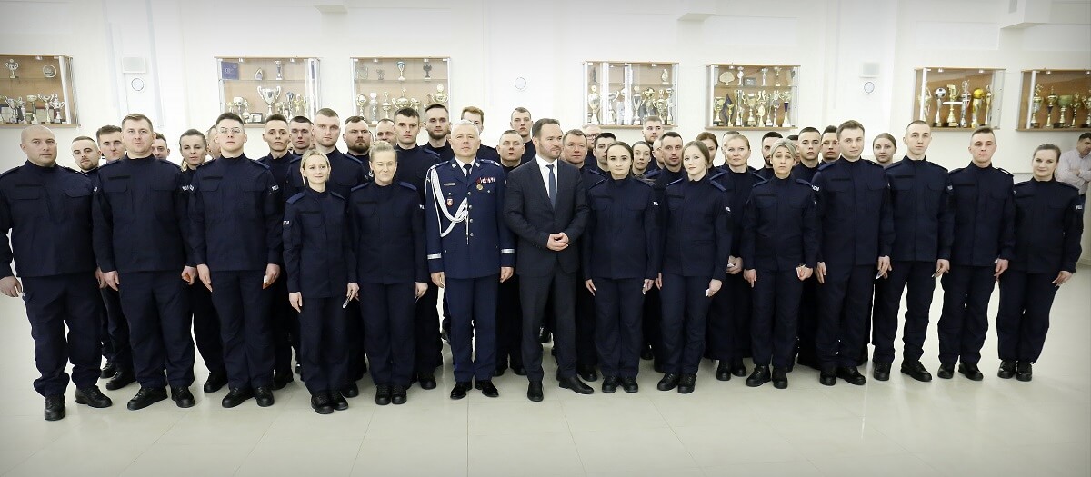 50 policjantów złożyło śluby w woj. lubelskim