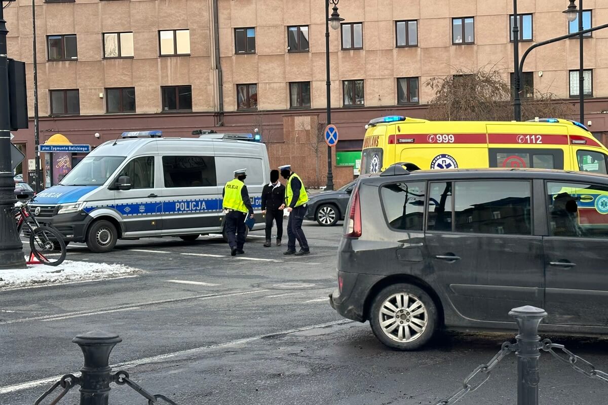 Kierowca volkswagena potrącił rowerzystę na skrzyżowaniu w centrum Lublina