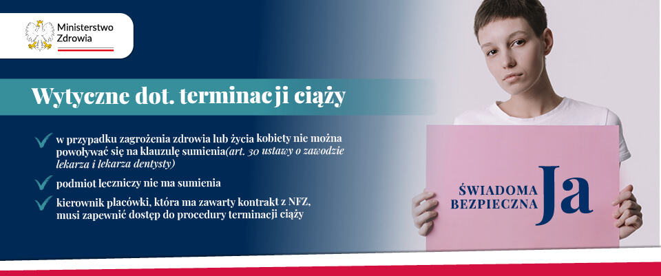 Pakiet zdrowotny dla kobiet "Bezpieczna świadoma Ja". Rozwiązania bezpieczeństwa zdrowotnego kobiet 6 Bezpieczna Ja pakiet pomocowy Minister Zdrowia 1