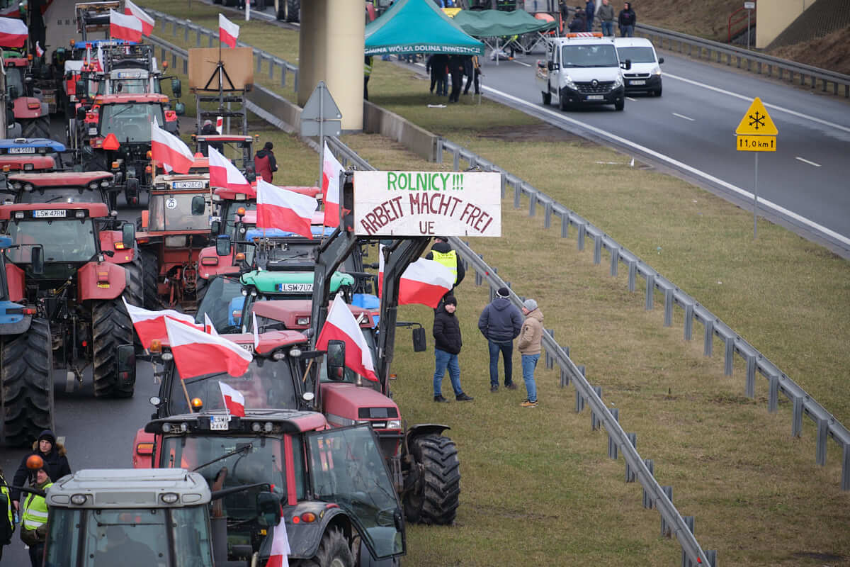 Utrudnienia dla kierowców w związku z protestami rolników. Dojazd do Lublina będzie utrudniony