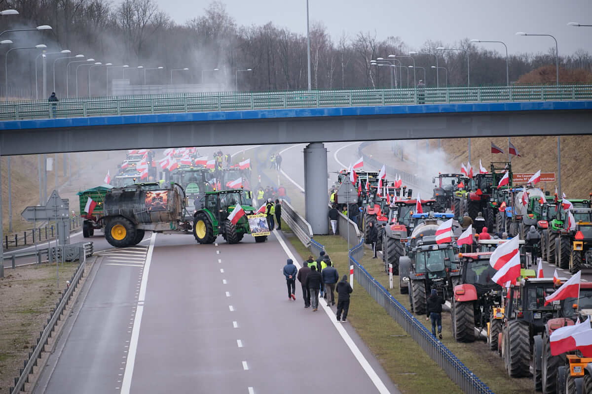 Protest rolników — aktualna sytuacja w regionie. Miejsca zgłoszonych blokad