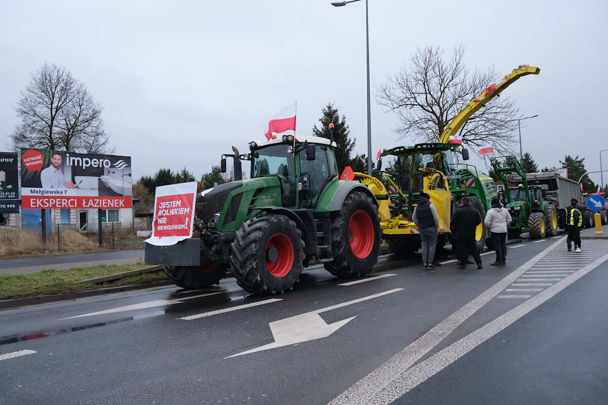 Protest rolników w Konopnicy