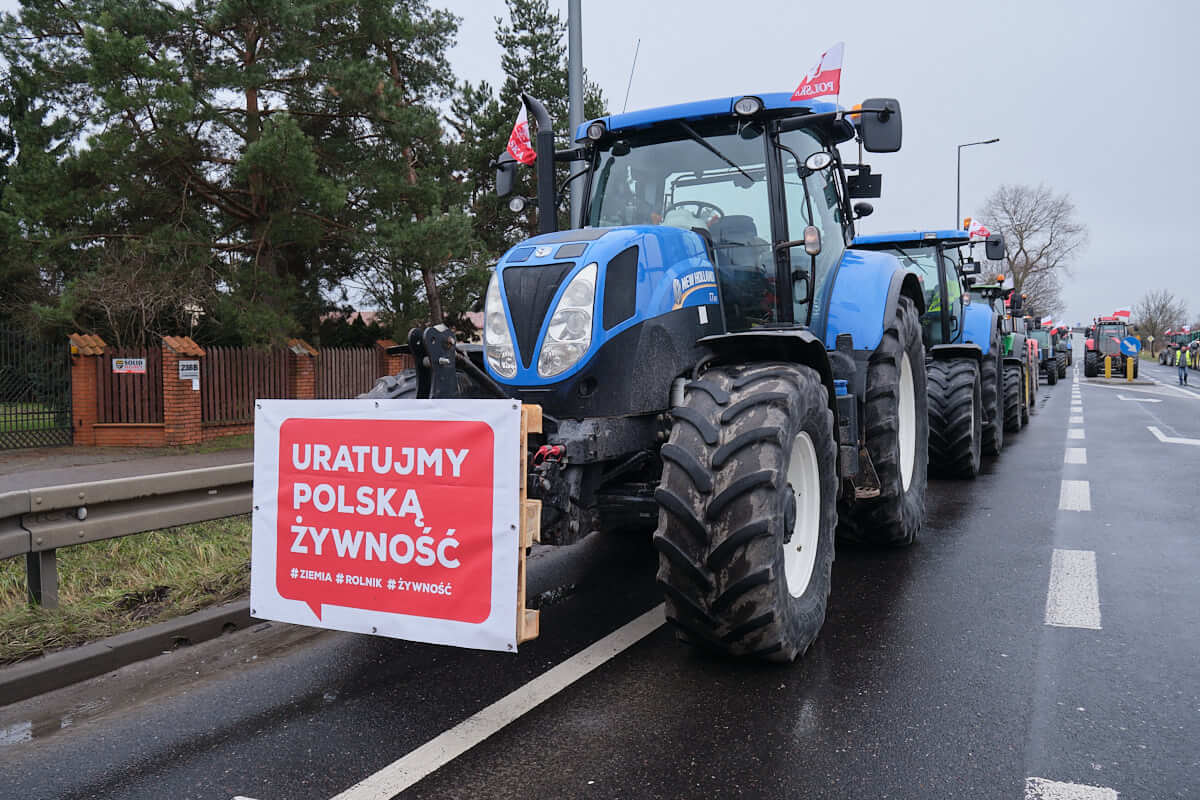 Protest rolników w Konopnicy
