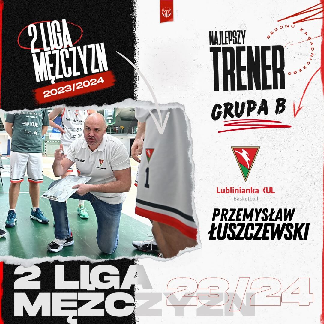 grafika, Najlepszy trener grupy B Przemysław Łuszczewski