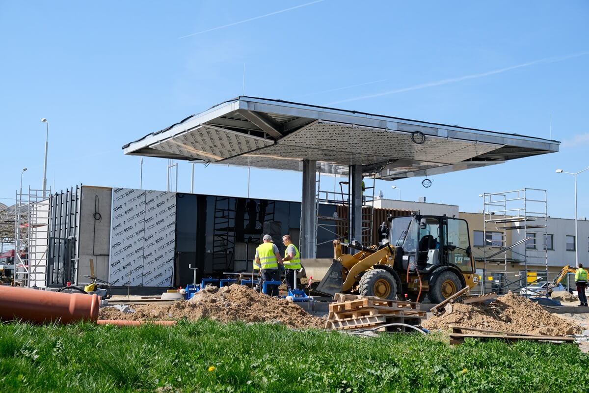 Budowa stacji tankowania wodoru przy ul. Plewińskiego w Lublinie