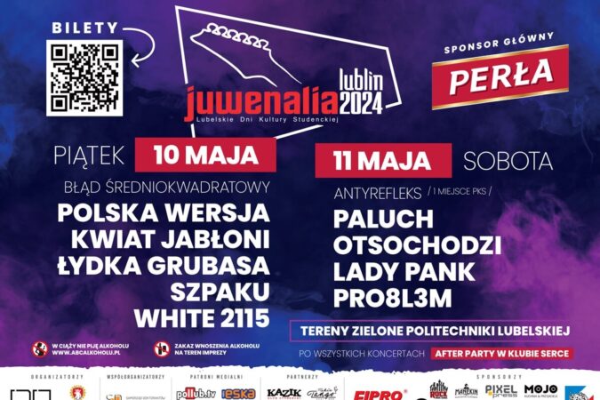 Juwenalia Lublin 2024 - plakat, artyści, harmonogram