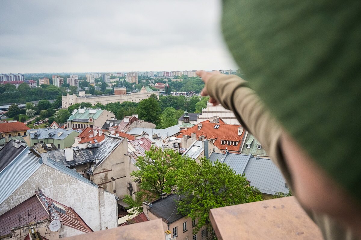 Widok na Lublin z Wieży Trynitarskiej