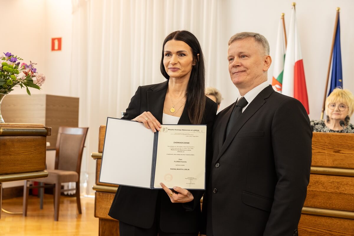 Pierwsza sesja nowej Rady Miasta Lublin i ślubowanie radnych