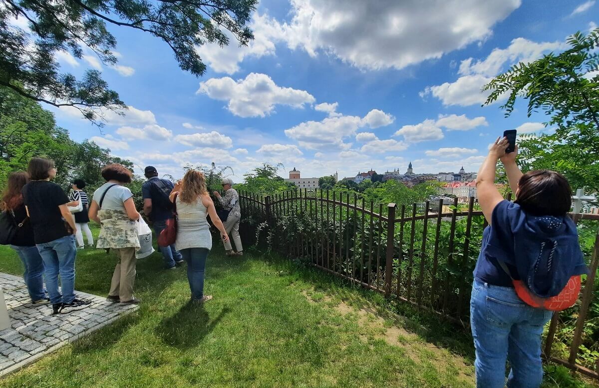 Widok na panoramę Lublina