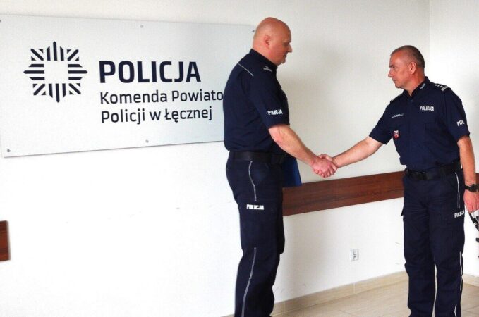 Dzisiaj w Komendzie Powiatowej Policji w Łęcznej odbyło się uroczyste wprowadzenie nowego zastępcy komendanta łęczyńskiej jednostki
