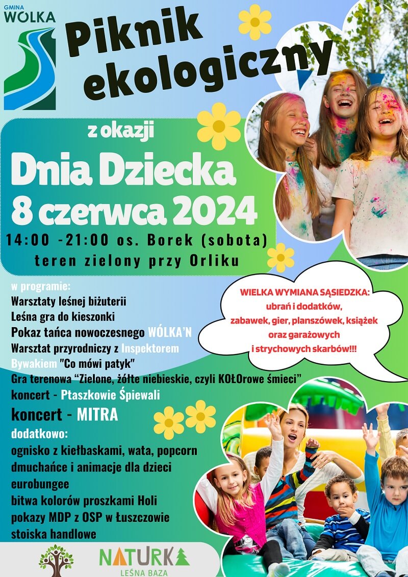 Piknik Ekologiczny i Wielka Wymiana Sąsiedzka z okazji Dnia Dziecka w Turce