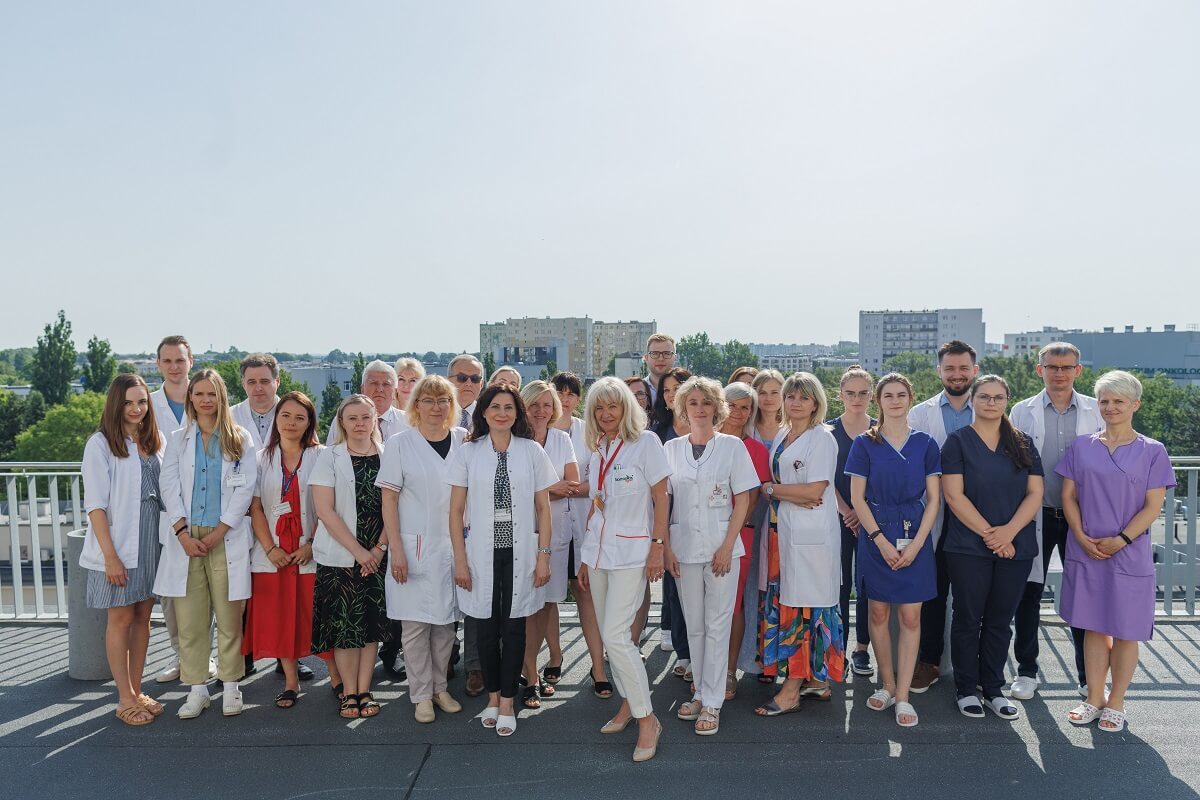 Zespół Kliniki Gastroenterologii z Pracownią Endoskopową USK Nr 4 w Lublinie (fot. Maciej Rukasz)