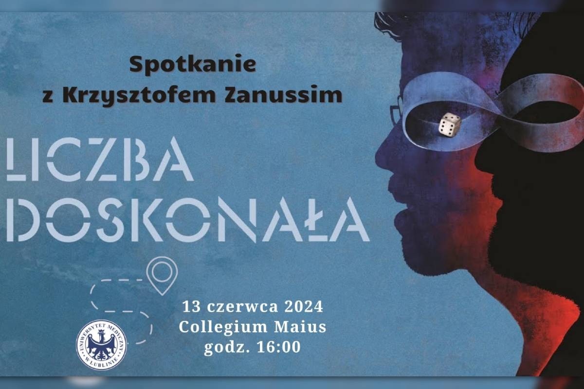 plakat spotkanie z Krzysztofem Zanussim