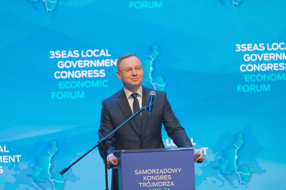 Prezydent Andrzej Duda na Samorządowym Kongresie Trójmorza w Lublinie