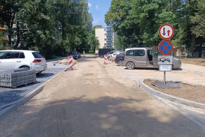 Trwa przebudowa ul. Wallenroda w Lublinie