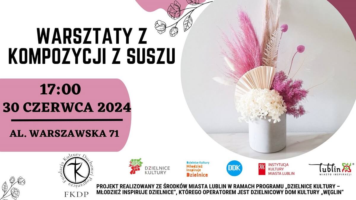 grafika warsztaty z kompozycji z suszu