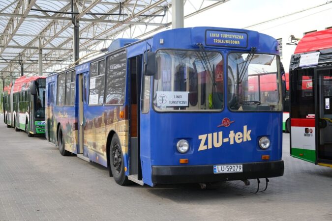 Zabytkowy trolejbus Ziutek należący do MPK Lublin