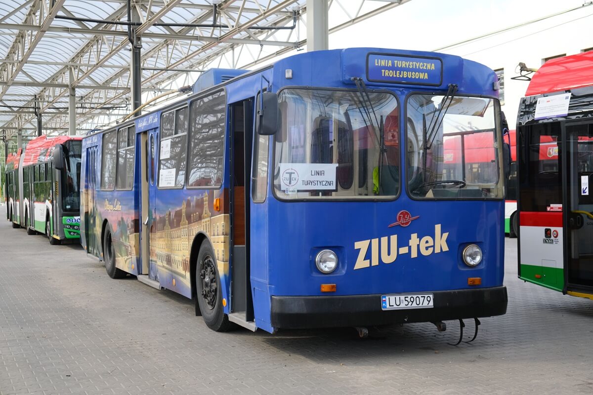 Zabytkowy trolejbus Ziutek należący do MPK Lublin