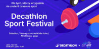 grafika Decathlon Sports Festival w Lublinie