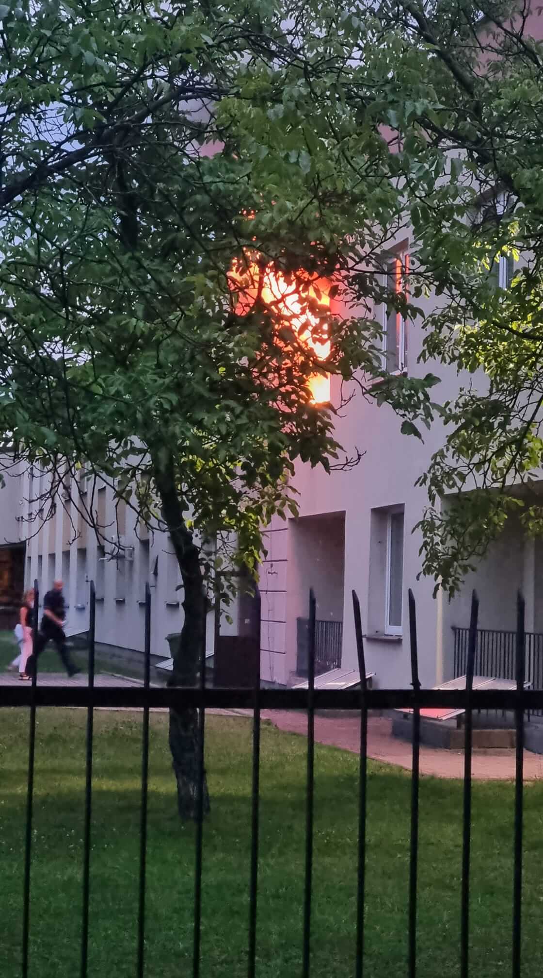 Pożar w domu dziecka przy ul. Pogodnej w Lublinie