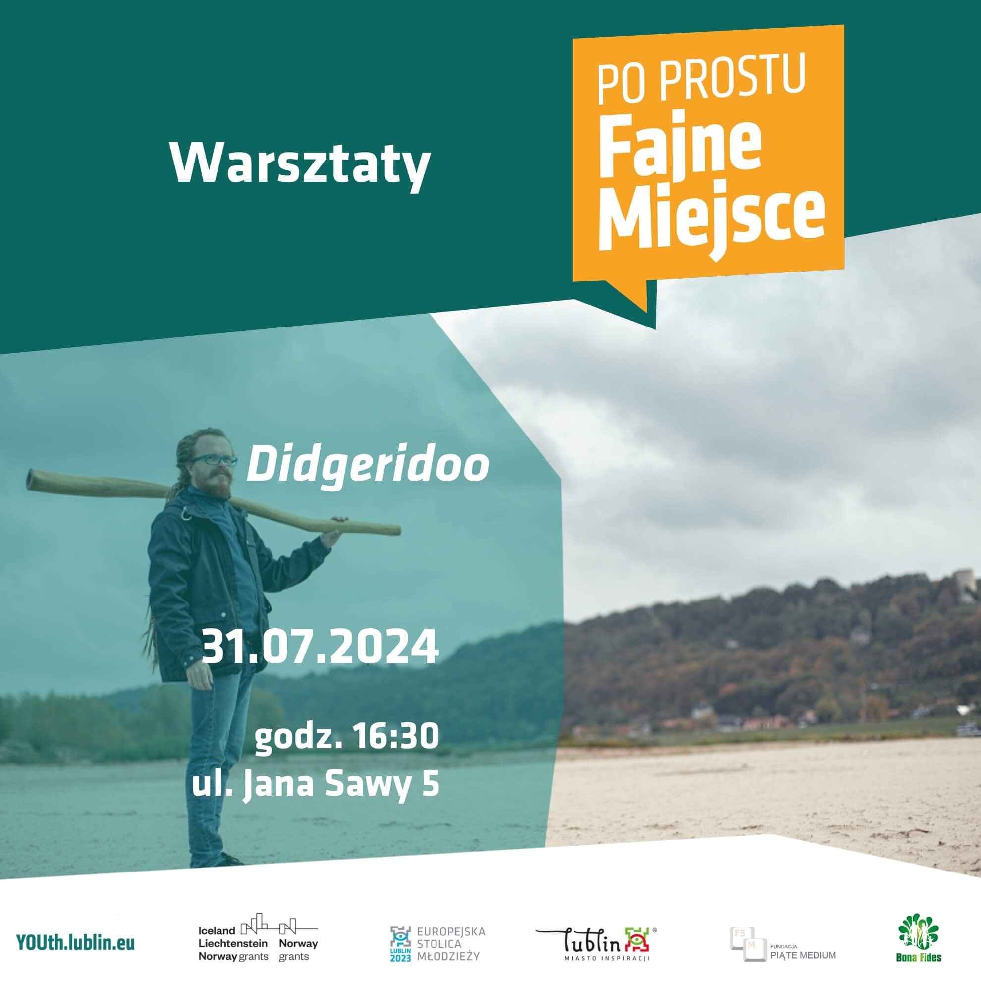 Plakat Didgeridoo Warsztaty