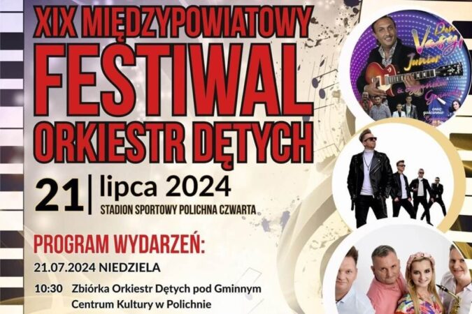Międzypowiatowy Festiwal Orkiestr Dętych w Polichnie 2024