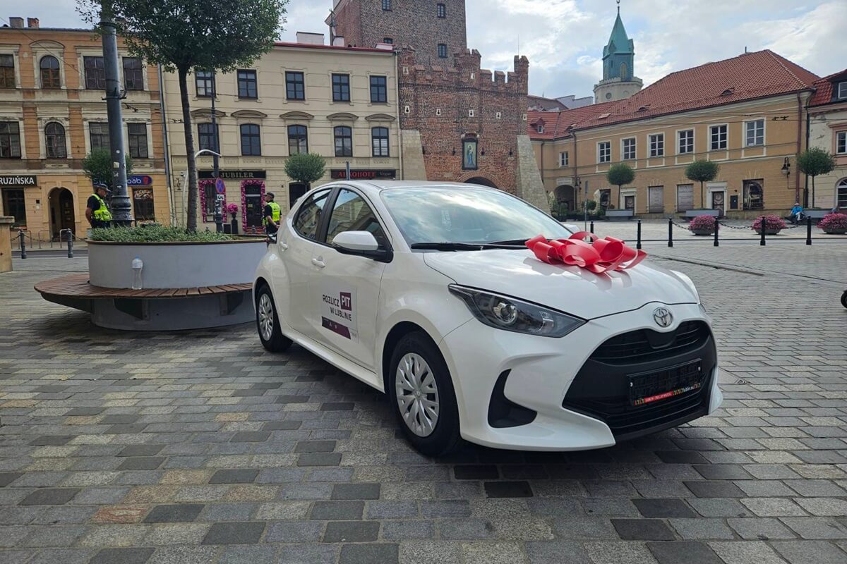 Hybrydowa Toyota Yaris główną nagrodą w loterii Rozlicz PIT w Lublinie